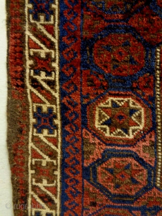 Baluch Bagface
Size: 78x78cm (2.6x2.6ft)
Natural colors, made in circa 1910                        