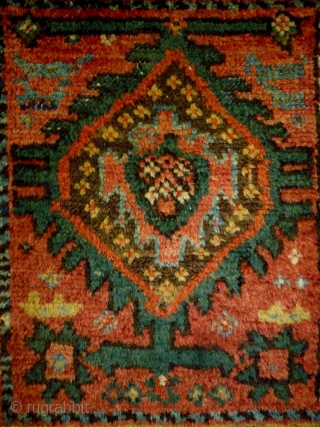 Kurd Mafrash Fragment 
Size: 88x59cm (2.7x2.0ft)
Natural colors, super wool quality, colorful, there are old repairs                  