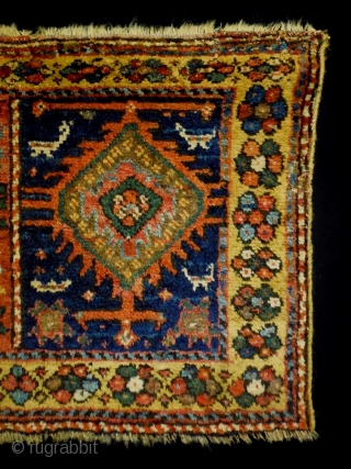 Kurd Mafrash Fragment 
Size: 88x59cm (2.7x2.0ft)
Natural colors, super wool quality, colorful, there are old repairs                  