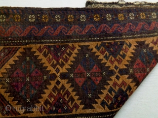 Baluch
Size: 45x93cm (1.5x3.1ft)
Natural colors, made in circa 1910                         