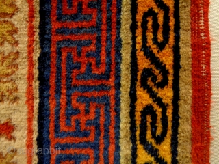 Kotan
Size: 112x188cm (3.7x6.3ft)
Natural colors (except the orange color is not natural), there are old repairs (see picture 11), made in circa 1920           