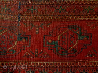 Kizilayak/Ersari Penjerelik
Size: 128x48cm
made in period 1910                           