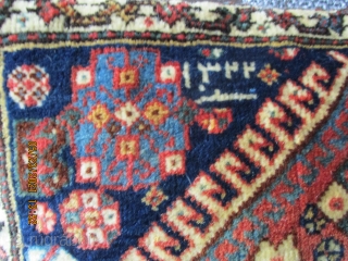 Only known authentic dated,AH 1322 = 1904

Super quality Quashgai half-Khorjin. Made for a contemporary high rank official.

Ask for more images.

Not the oldest, but the rarest,documented Quashgai weaving/

 inquire: erguart@outlook.com    