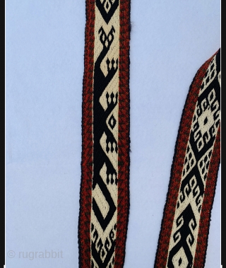 jaguar design bakhtiyari horse band for tying the migration loads,, excellent complete condition.size 370x8cm                   