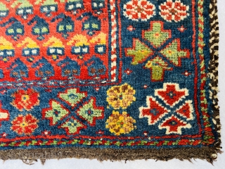 Lori-Bakhtiyari "Tasheh", Southwest Persia circa 1890,wool on wool perfect condition , all good natural colors size 100x70cm.                