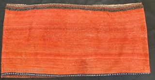 Large Afshar chuval sumak technique 1900 circa all good natural colors and perfect condition 147x78cm                  