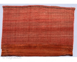 unusual sumak Afshar bag circa 1880 wool on wool,all good colors and perfect condation,size 77x52cm                  