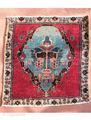 Khorasan Dorokhsh circa 1900 all good natural colors and good condition size 48x52                    