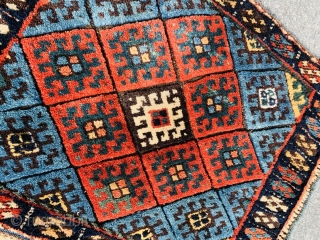 Kurdish Jaf 1880 circa with beautiful natural colors and good condition wool on wool>>size65x48cm                   