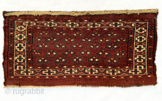 Turkmen Yomud Torba End 19th century,size 64x32cm.                          