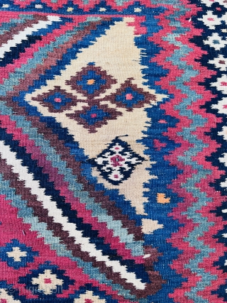  beautiful Luri Qashqai kilim circa 1880 in very good condition size260x160cm
                     