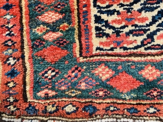 Persian Kurdish bagface 1880 circa all good colors-size 60x45cm                        