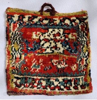 Lori Qashqai Gabbeh chanteh circa 1900.size 28x26cm                          