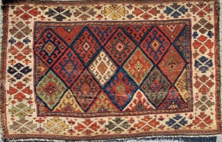 Kurdish jaf bagface 1880 circa,all good Colors and in good condition size 85x55cm                    