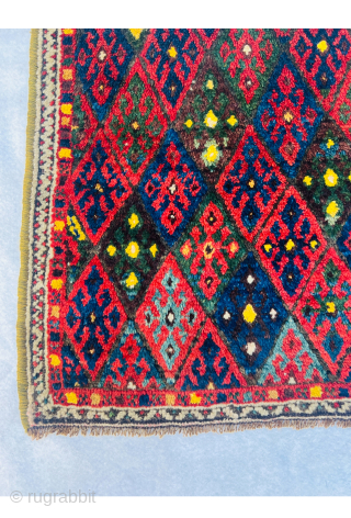 Kurdish jaf bagface circa1880,all amazing natural colors,size 88x60 Cm                        