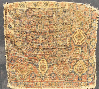 Senneh wagireh circa 1880 ,size 40x40Cm                           