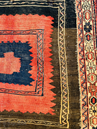 Afshar sofreh circa 1900 size 122x115 Cm                          