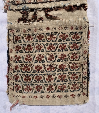 Small Shahsevan Khorjin,1870 circa,size 42x19cm                            