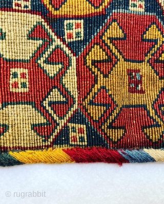 excellent shahsevan sumac bag circa 1870 in very good condition size 30x30cm.                     