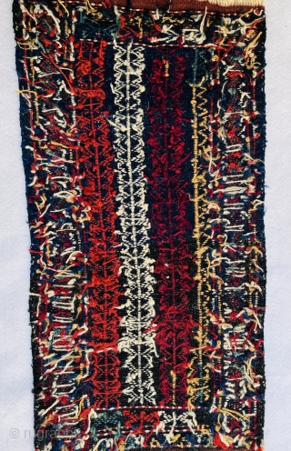 Kurdi Quchian sumac circa 1880 all good colors and in perfect condition size98x34c                    