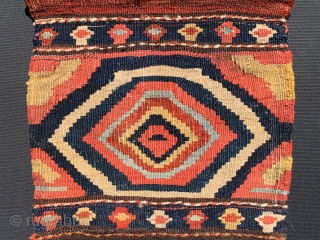 Kurdish Bijar Mafrash panel 1880 circa size38x35cm                          