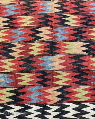 Persian Bijar Kilim 1900 circa  wool on wool all good colors and very good condition size 340x135cm               