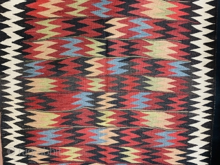 Persian Bijar Kilim 1900 circa  wool on wool all good colors and very good condition size 340x135cm               