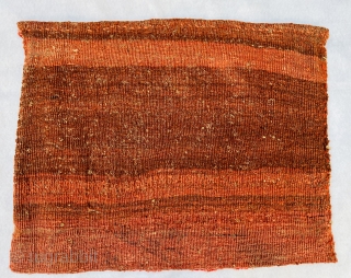Beautiful Kurdish Bijar bag circa 1880 wool on wool all good natural colors and very good condition,size 50x60cm               