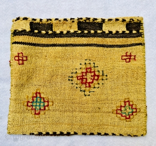 Beautiful Lori Bakhtiyari Gabbeh circa 1900 all good natural colors and perfect condition,size 30x26cm                   