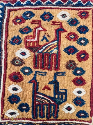 Beautiful Lori Qashqai  bag circa 1880 all excellent natural colors and perfect condition size 45x30cm                 