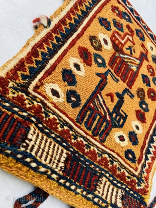 Beautiful Lori Qashqai  bag circa 1880 all excellent natural colors and perfect condition size 45x30cm                 