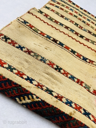 Kurdish saltBag circa 1880 all good natural colors and very good condation size65x43cm                    