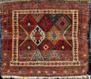 kurdish Jaf bagface 1890,all good colors and in very good condition 100% in wool,size60x50cm                   