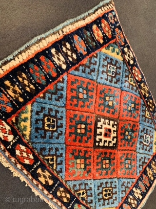 	Kurdish Jaf 1880 circa with beautiful natural colors and good condition wool on wool>>size65x48cm                   