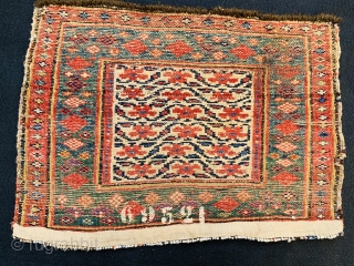 Persian Kurdish bagface 1880 circa all good colors-size 60x45cm                        