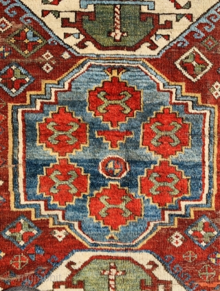 Kazak LoriPampak circa 1870  beautifully aged with worn out areas but no restoration 254x150Cm                  