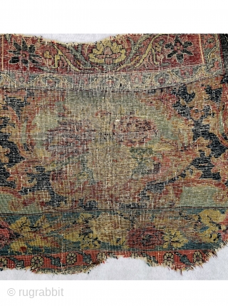 Antique Kurdish Bijar wagireh,circa 1870.size70x80cm                            