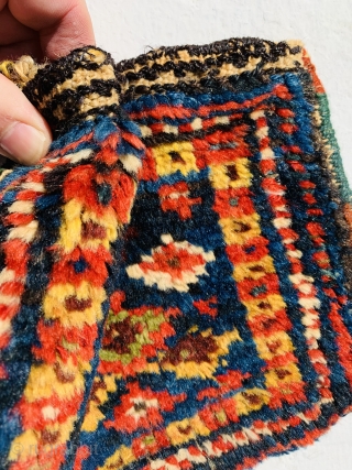 Qashqai chanteh circa 1880 all good natural colors and very good condition size 25x20cm                   