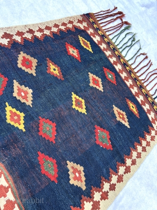 Beautiful  Qashqai kilim Nanoo ( Baby Cradle ) circa 1880 all good natural dyes and very good condition>size105x90cm              