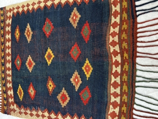 Beautiful  Qashqai kilim Nanoo ( Baby Cradle ) circa 1880 all good natural dyes and very good condition>size105x90cm              