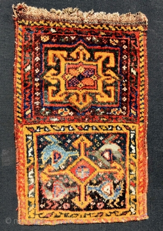 	2 face Khamseh Chanteh 1880 circa all good colors size>25x33cm                       