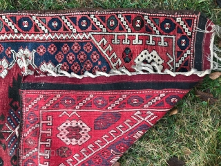 Anatolian Kiz Bergama village rug. Size is 94x143 cm.                        