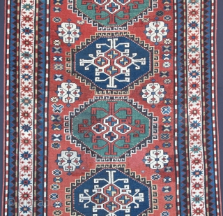 Early 20th C, Antique Karabag Kazak.
Feel free to ask any question you want.                    