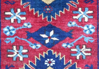 Early 20th C. Antique Zehur Child rug.
Feel free to ask for any question.                    