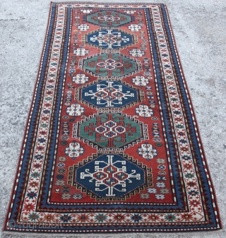 Early 20th C, Antique Karabag Kazak.
Feel free to ask any question you want.                    