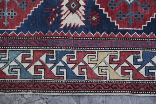 Antique Late 19th C. Caucasian Shirvan.

Please feel free to ask any question you want to learn.                 