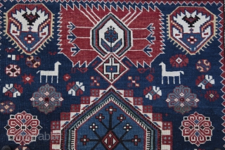 Antique Late 19th C. Caucasian Shirvan.

Please feel free to ask any question you want to learn.                 