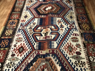 One Of A Kind Antique Aydın Kilim For Top Collectors.

Please Feel free to ask any questions in your mind..
Thanks for visiting my page.          