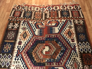 One Of A Kind Antique Aydın Kilim For Top Collectors.

Please Feel free to ask any questions in your mind..
Thanks for visiting my page.          