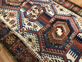 One Of A Kind Antique Aydın Kilim For Top Collectors.

Please Feel free to ask any questions in your mind..
Thanks for visiting my page.          